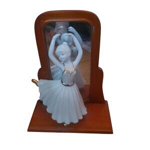 Ballerina Figurine With Mirror